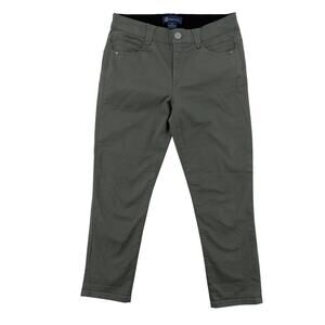 Democracy “Ab”solution Olive Green Pants Women’s Slim Stretch Utility Size 10